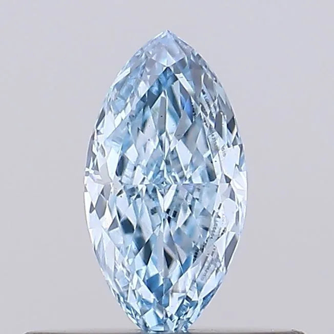 0.27ct Marquise Lab Grown Diamond (Colour Fancy Intense Blue, Clarity VS1, IGI Certified)