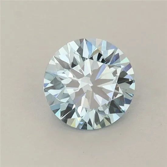 0.33ct Round Lab Grown Diamond (Colour Fancy Vivid Blue, Clarity VS1, Cut ID, IGI Certified)
