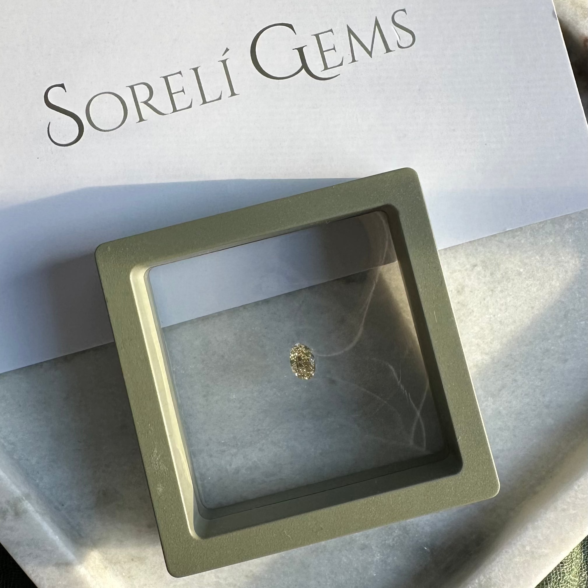 1.06 ct. Fancy Intense Yellow Oval (VVS2)