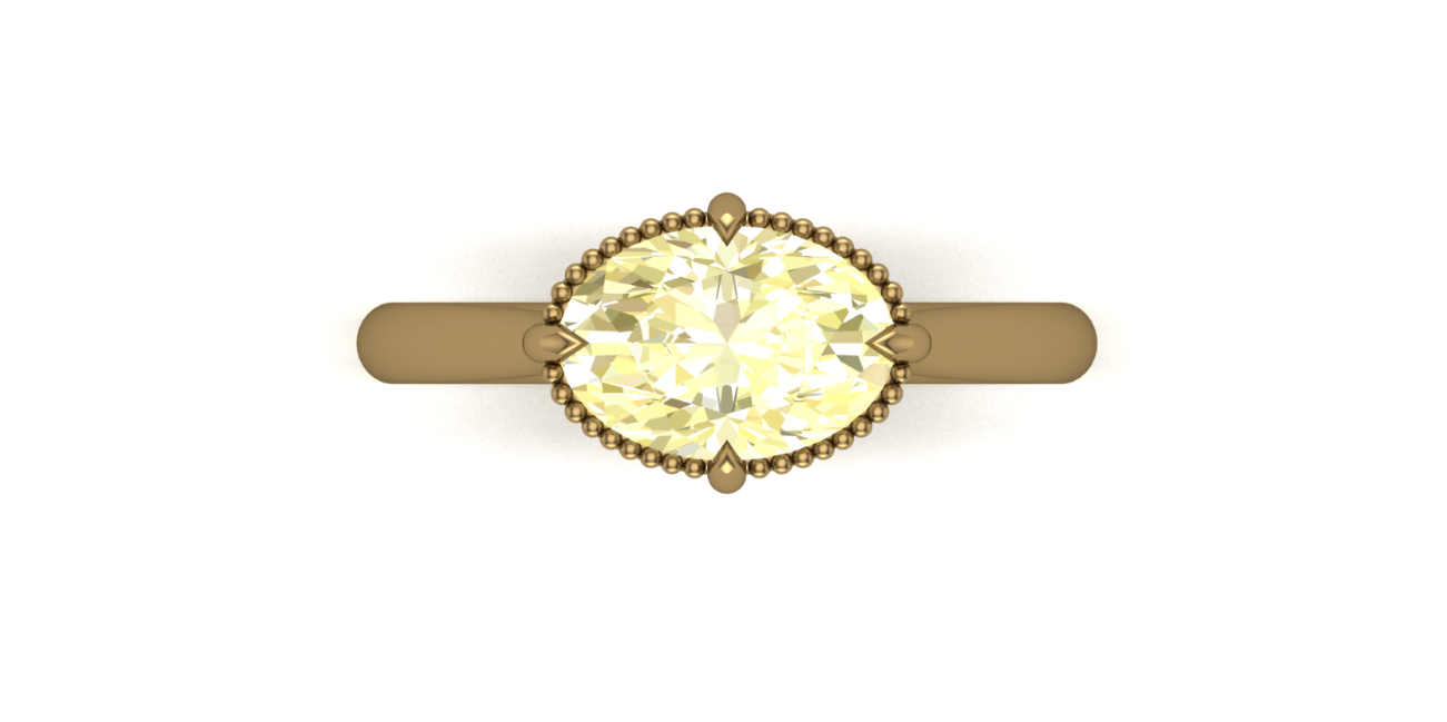 The Amber Ring - Setting Only
