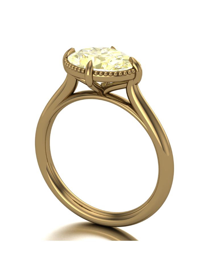 The Amber Ring - Setting Only
